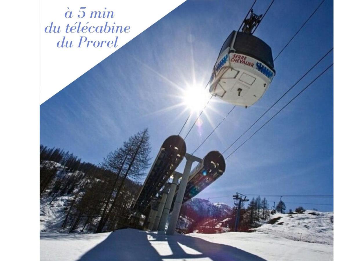 La Ruinee Appartement Chaleureux A Proximite Des Pistes Et Commodites Briançon Buitenkant foto